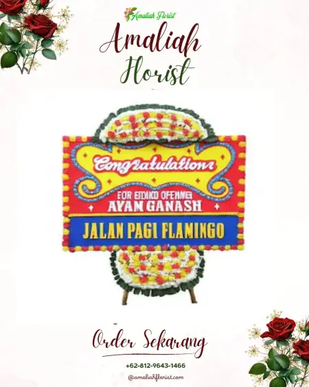 Sewa Papan Bunga Gedung Pernikahan Cikande